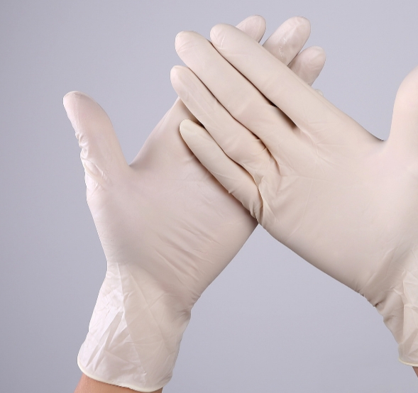 直手指无粉光面一次性使用灭菌橡胶外科手套