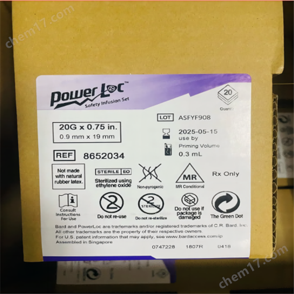 巴德给药装置留置针8652034价格区间
